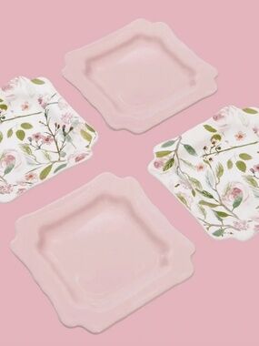 NEW Sweet Laurel Ceramic Dessert Plates